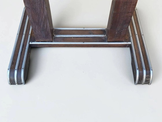Tavolo da bistrò Art Déco – Tavoli da pranzo, Aluminium, Wood, Art Deco (photo 4 of 12)