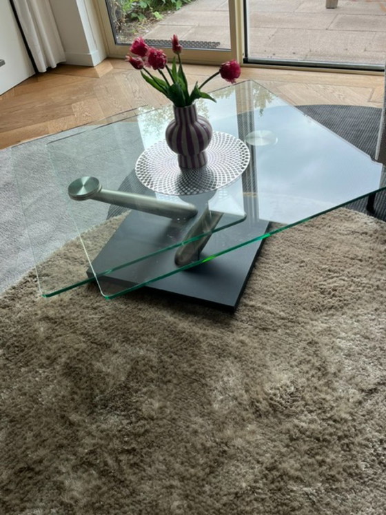 Image 1 of glass coffee table