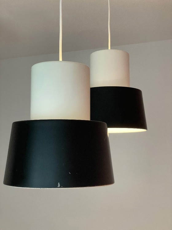 2x Louis Poulsen Lampen Nyboderpendel Vintage Mid Century Design – Hanglampen, Metal (photo 24 of 27)