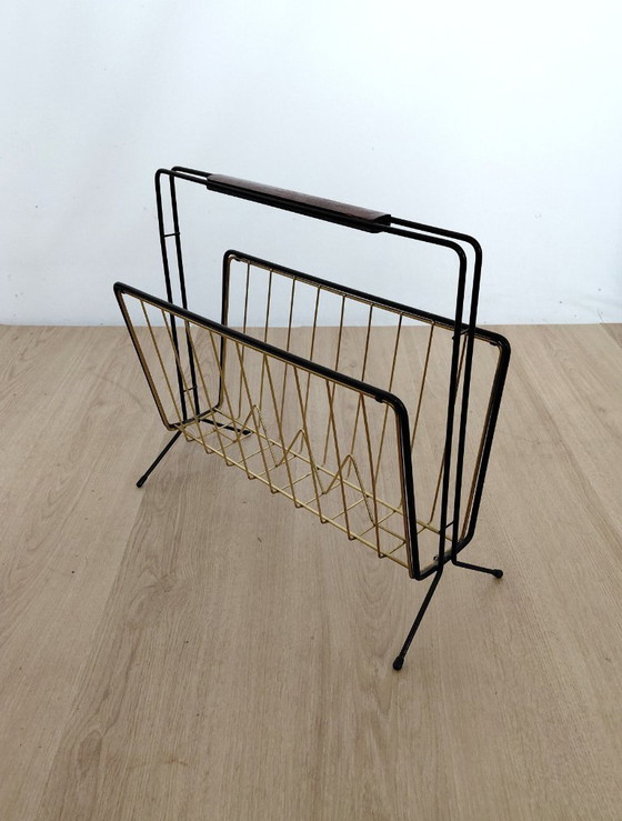 Image 1 of Sixties magazine rack