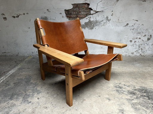 Kurt Østervig Chaise de chasse Fauteuil design danois cuir de chêne