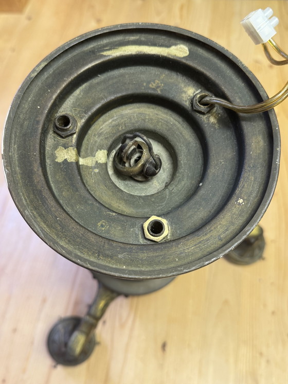 Image 1 of Rare Art Nouveau pendant lamp | 3 perfect original opal glass shades | 1905–1925