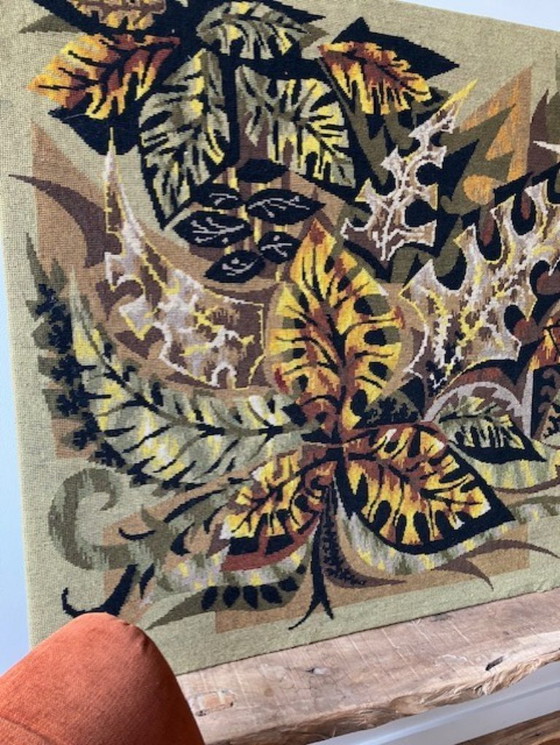 Image 1 of Gran tapiz antiguo al estilo de Jean Claude Duprez.