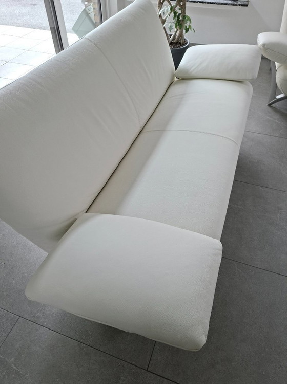 Image 1 of Rolf Benz 2-Sitzer + 3-Sitzer Lederausstattung, aufgearbeitet
