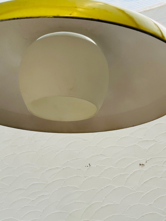 Image 1 of Philips Vintage Louis Kalff Style Pendant Lamp Mustard