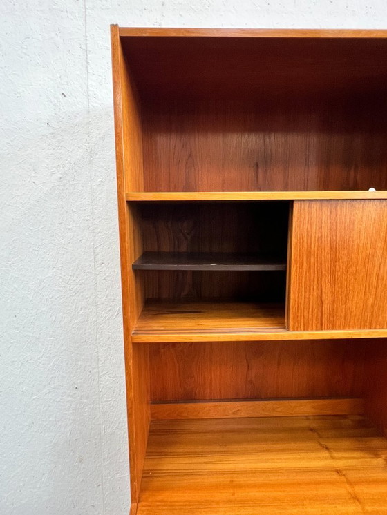 Image 1 of Vintage Highboard, Wandmeubel. Denemarken 1970's