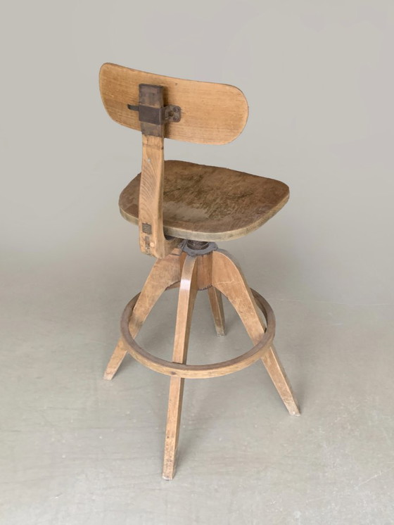 Image 1 of Architektenstuhl von Albert Stoll für Der Federdreh, 1920er Jahre.