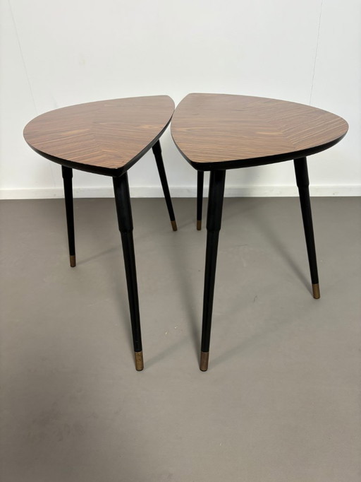 2 Vintage Ikea Sidetables Lovbacken 1999
