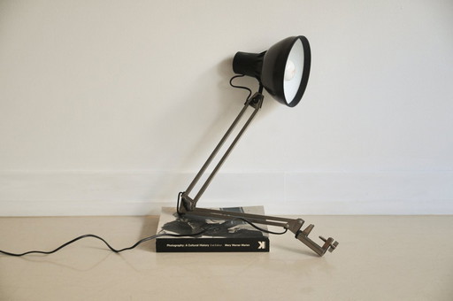 brown architect's lamp