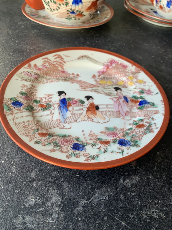 Théière – vintage Japans, Art de la table, Metal, Porcelain (photo 4 of 12)