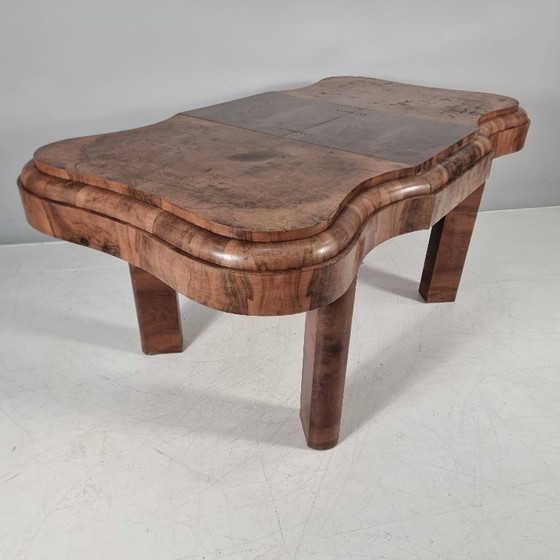 Mesa de madera Art Déco, años 40 – Mesas de comedor (photo 6 of 13)