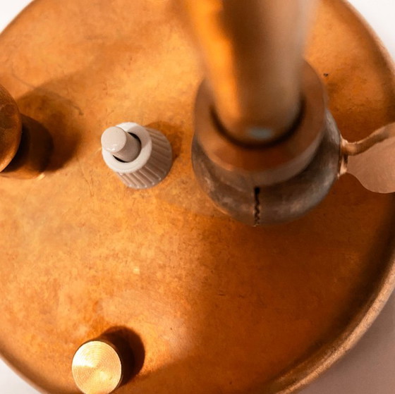 Image 1 of Italiaanse dubbele wandlamp, design uit de jaren 50