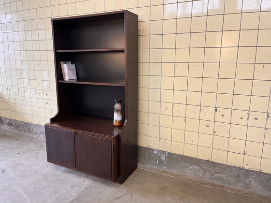 Image 1 of Vintage cabinet in Wéngé by Van den Berghe Pauvers