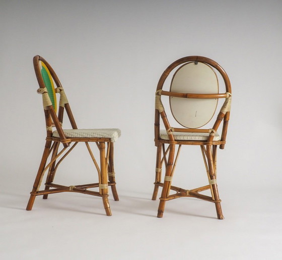 Image 1 of Set aus 2 Bistro-Stühlen von Italo Gasparucci für das ECC Tennisturnier Antwerpen