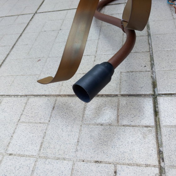 Image 1 of Lámpara de techo grande y 2 apliques de pared 'Folded Ribbon' de Jacco Maris.