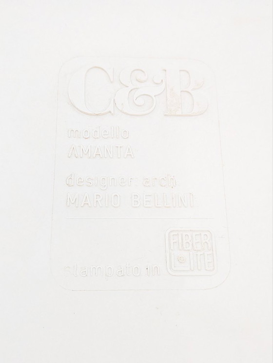 Image 1 of Vroege editie 'Amanta' loungestoel van Mario Bellini voor C&B Italia, jaren 60.