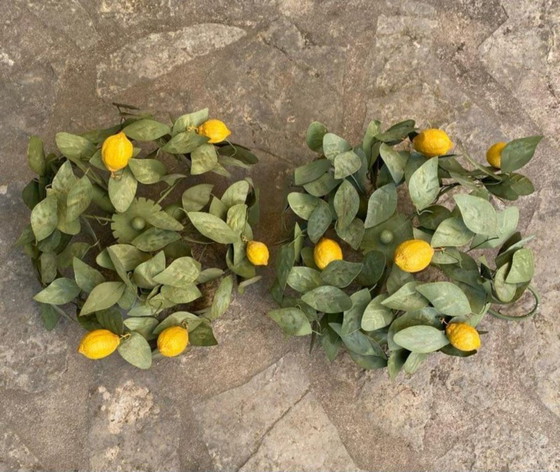 Image 1 of 1 ou 2 plafonnier applique lampe fruit citron , de maison art et floritude