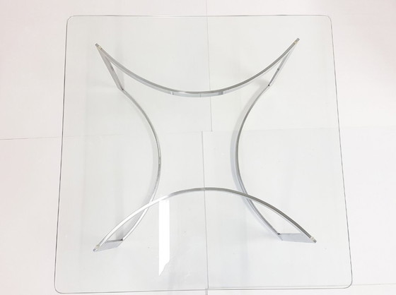 Image 1 of HENRY NEUMAN : TABLE BASSE CARREE EDITION PACE COLLECTION 1970 VINTAGE 70'S