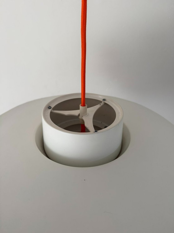Vintage Verona pendel 5 disks - Nordisk Solar Compagni - Sven Middelboe, Pendant lamps, Aluminium, Orange (photo 4 of 13)