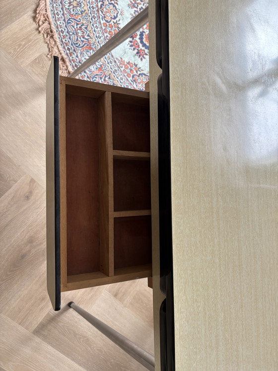 Image 1 of Vintage formica eettafel (uitschuifbaar) met 4 stoelen