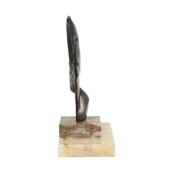 Bronzen Art Deco Beeld Vrouw – Beeldhouwkunst, Marble (photo 4 of 15)