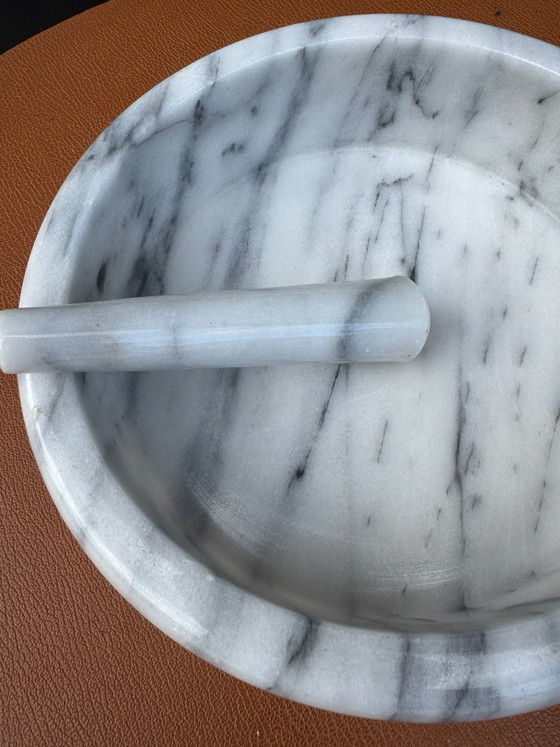 Cendrier à cigare marbre blanc années 70, Objets déco (photo 3 sur 15)