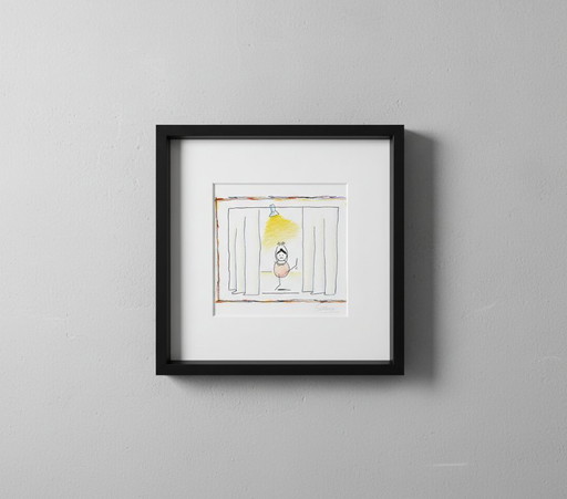 Schlote, Wilhelm - Ballerine sous les projecteurs - Giclée - signé à la main
