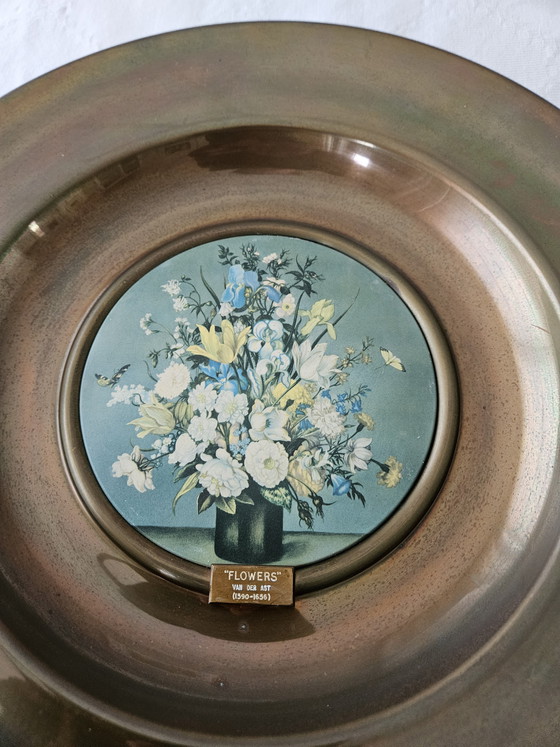 Image 1 of Targa vintage del Trafford "Fiori"