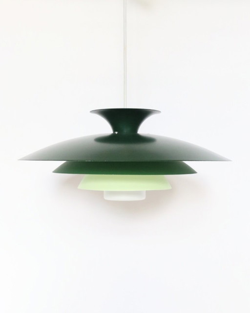 Vintage green bowl lamp unique retro pendant lamp