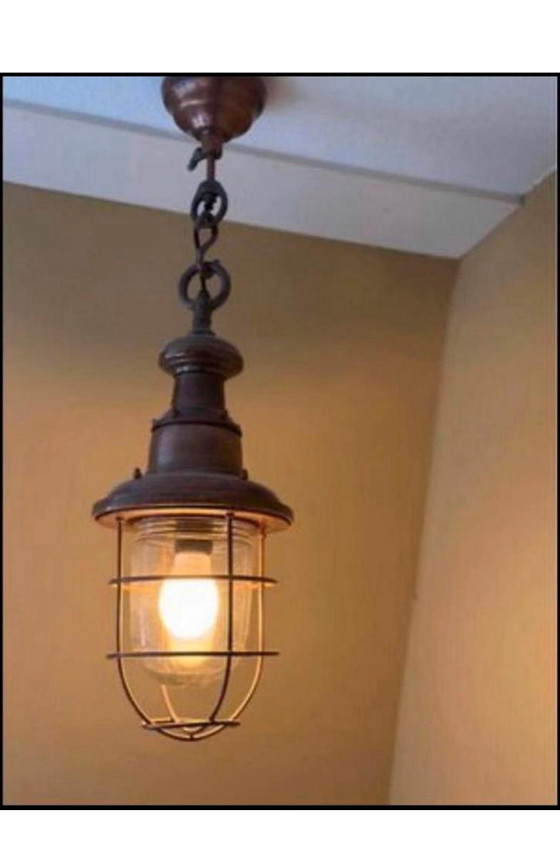 Image 1 of Set di 2 lampade a sospensione in rame