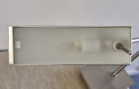 Image 1 of Table/Desk Lamp Geos by Lucide Belgium - Matte Chrome