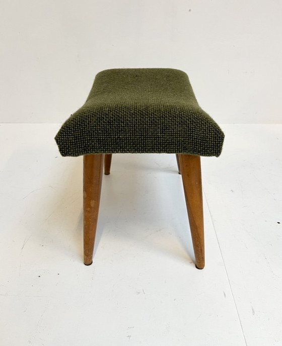 Image 1 of Poltrona di design vintage con braccioli in legno, anni '60