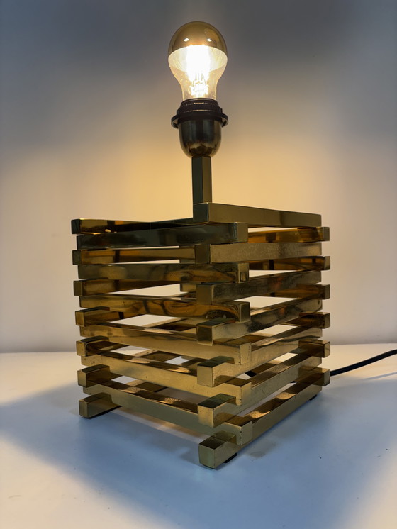 Image 1 of Zeldzaam Designicoon: De ‘Spiga’ Tafellamp – Italiaans Meesterschap uit de Jaren '70