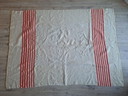 Vintage Wool Blanket With Red Stripes - 153 x 210 cm