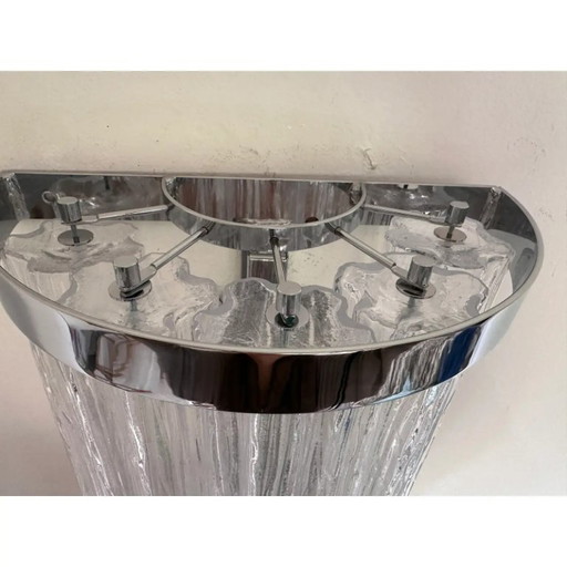 Moderne, transparente Wandleuchten-Kollektion „Tronchi“ – 4er-Set