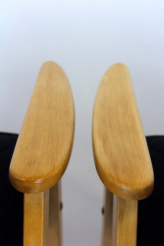 Image 1 of Restored Set of Model 366 Armchairs by Józef Chierowski, Poland, 1960s