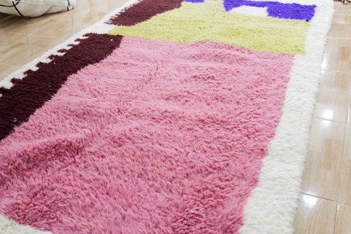 Tapis Marocain Fait Main Artisanale Traditionnelle Taille 3/4 M – Alessi, vloerkleden en tapijten, Wool (photo 2 of 6)