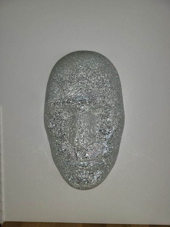 Image 1 of Unique glass sculpture of a man
