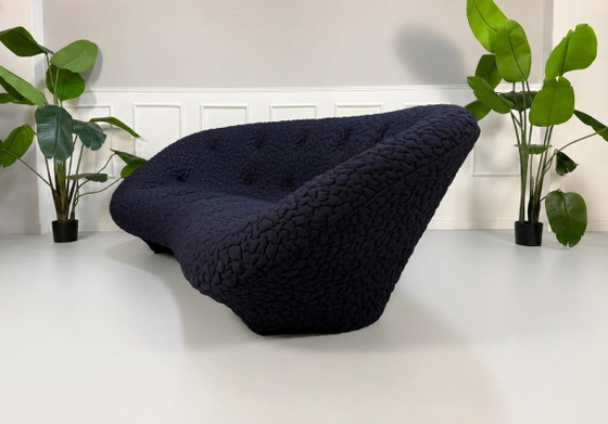 Image 1 of Ligne Roset Ploum Designer Sofa Blau Stoff