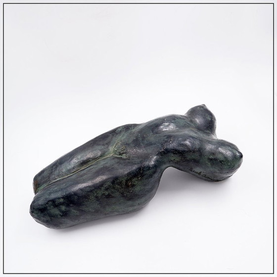 Image 1 of Scultura di nudo in bronzo e terracotta - Pascale Quoirin - XX secolo