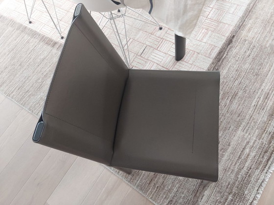 6 Italiaanse Eetkamerstoelen van Carlo Bartoli voor Mateo Grassi – Leather (photo 3 of 7)