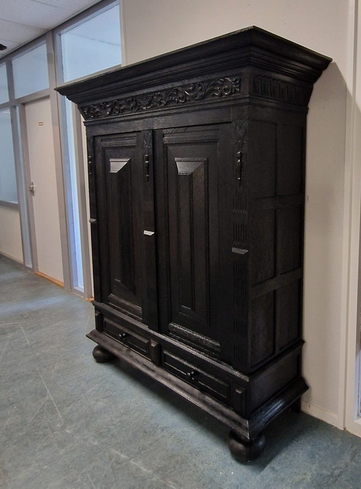 Armoire à pain antique armoire murale bibliothèque armoire noire