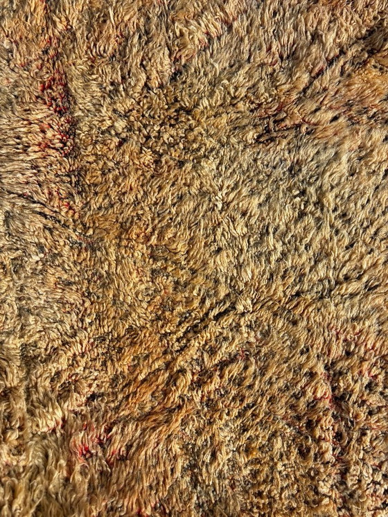 Image 1 of Authentic Moroccan Vintage Boujad Berber Wool Rug 210x370 cm