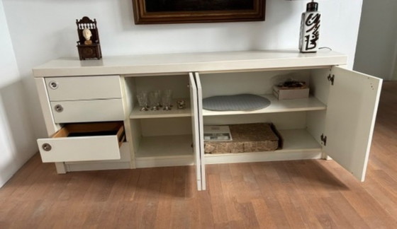 Sideboard Dutch design by Marian Harent for Base Line, Wood, White (photo 3 of 11)