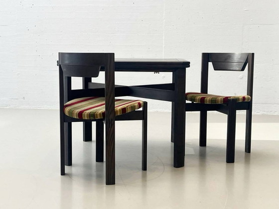 Image 1 of Ensemble composé d'une table et de 4 chaises de Girsberger, années 1973