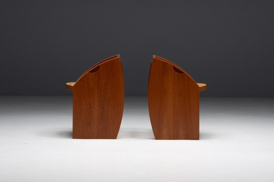 Image 1 of Postmoderne Geometrische Stühle, Italien, 1980er Jahre