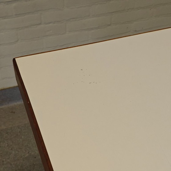 Image 1 of Table de salle à manger vintage en bois et métal