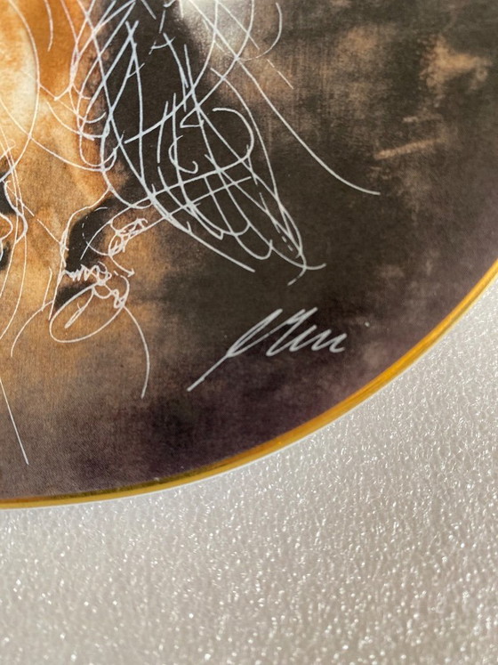 1 piatto da collezione Rosenthal numerato dipinto da Hans Erni – Arte, Oro, Porcellana (photo 2 of 6)