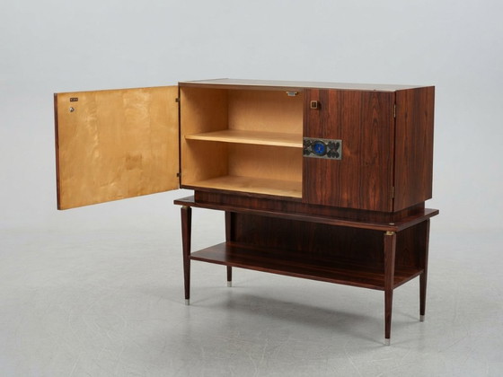 Meuble bar en palissandre Mid-Century – Années 1960 – Wood (photo 6 of 10)