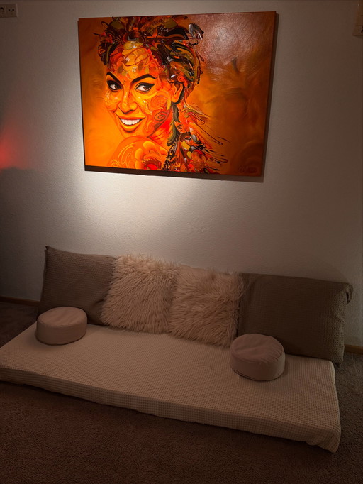 Esther Barend painting “Shinning” with signature and original papers